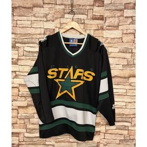 vintage 90s Starter brand National Hockey League Dallas Stars hockey jersey SZ M